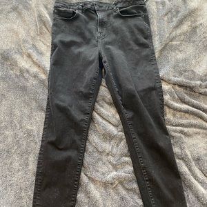 Express Athletic Skinny Black Hyper Stretch Jeans sz 34”